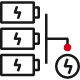 Icon - batteries charging