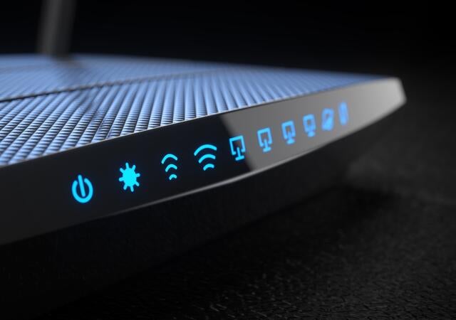 A wireless internet router