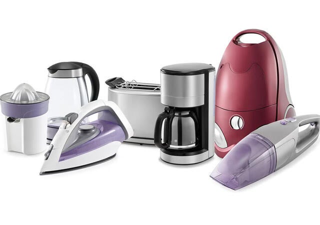 A variety of small appliances