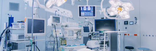 A modern surgical operating room